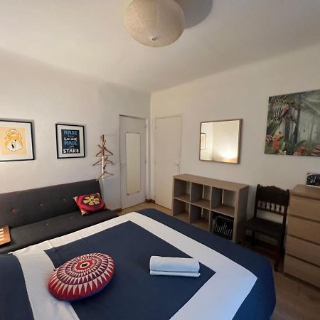Lit Queen Size, 3Mn Beach Biarritz Buitenkant foto