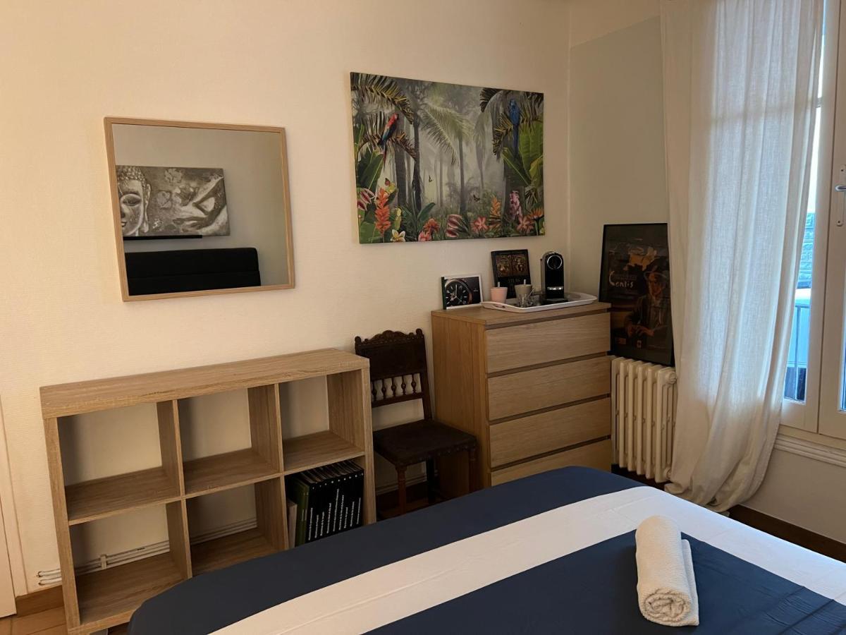 Lit Queen Size, 3Mn Beach Biarritz Buitenkant foto