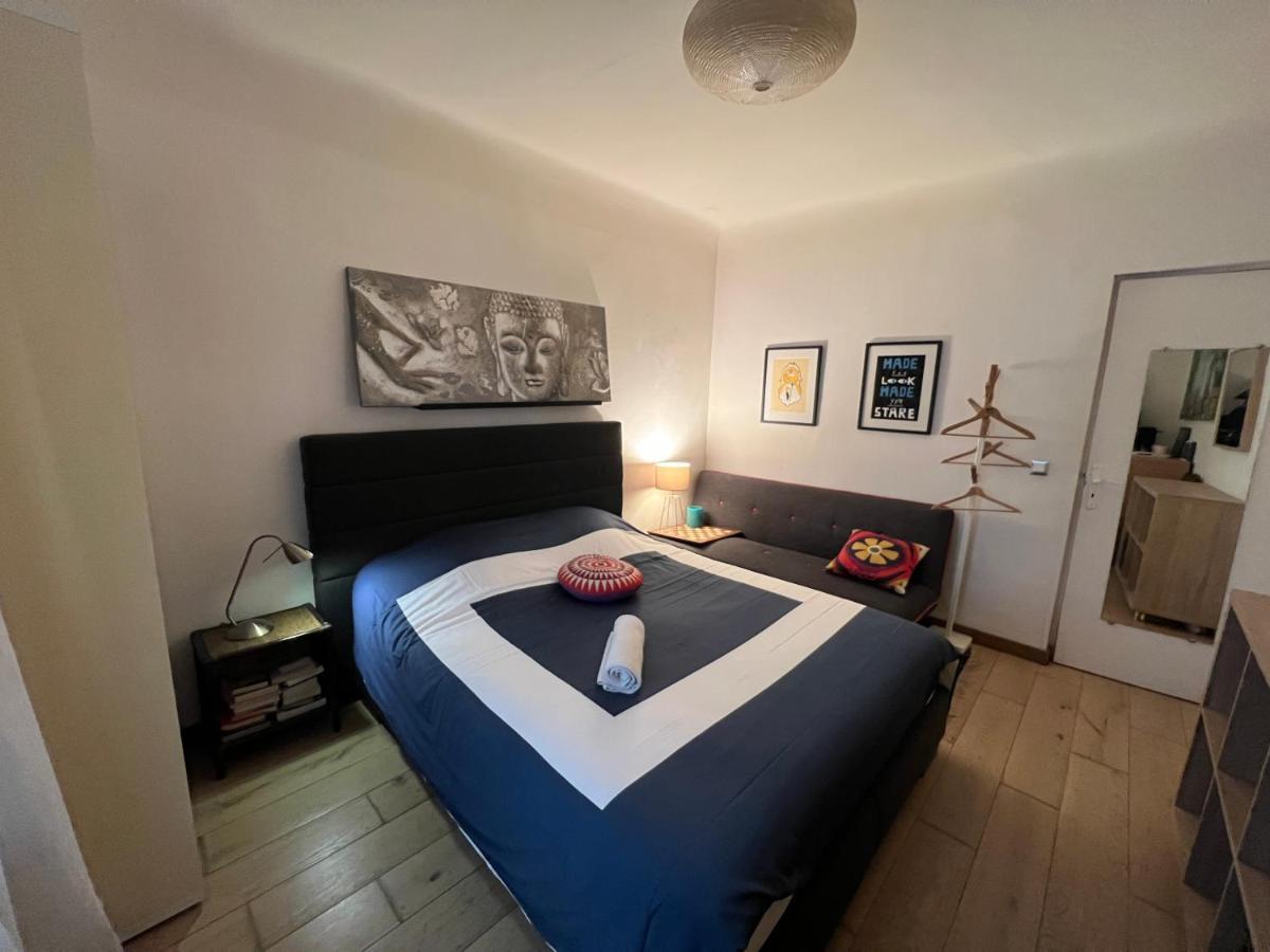 Lit Queen Size, 3Mn Beach Biarritz Buitenkant foto